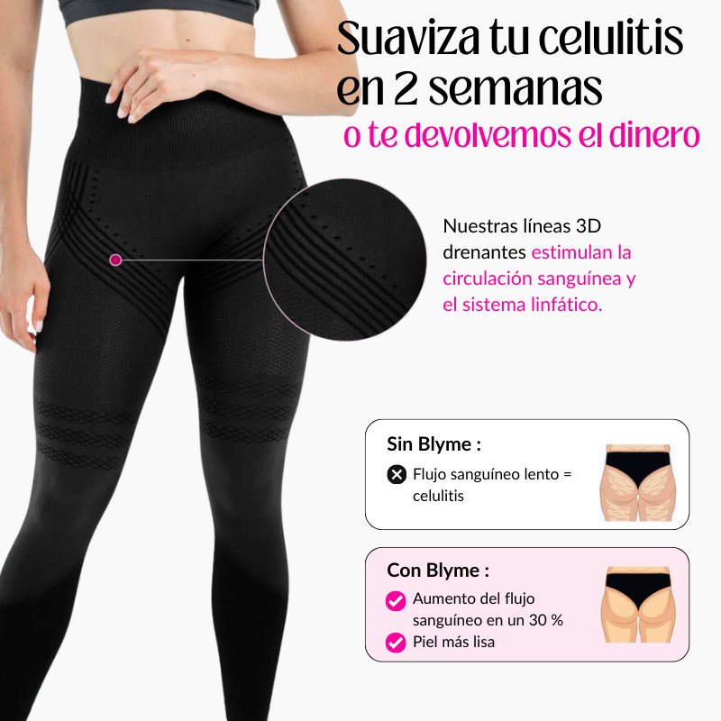 Blyme - Leggings 3D Anti-celulitis